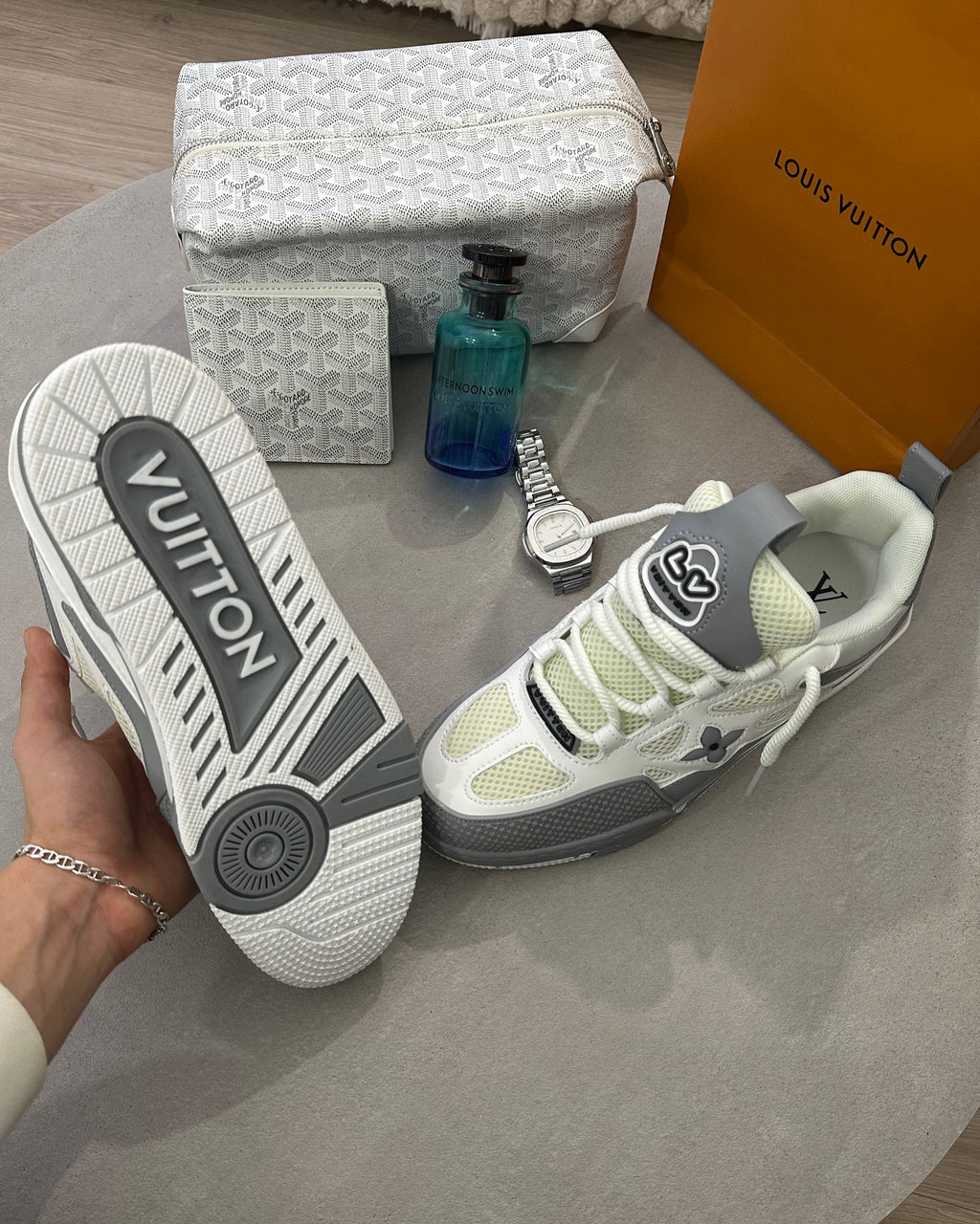 Basket Skate LV Gris