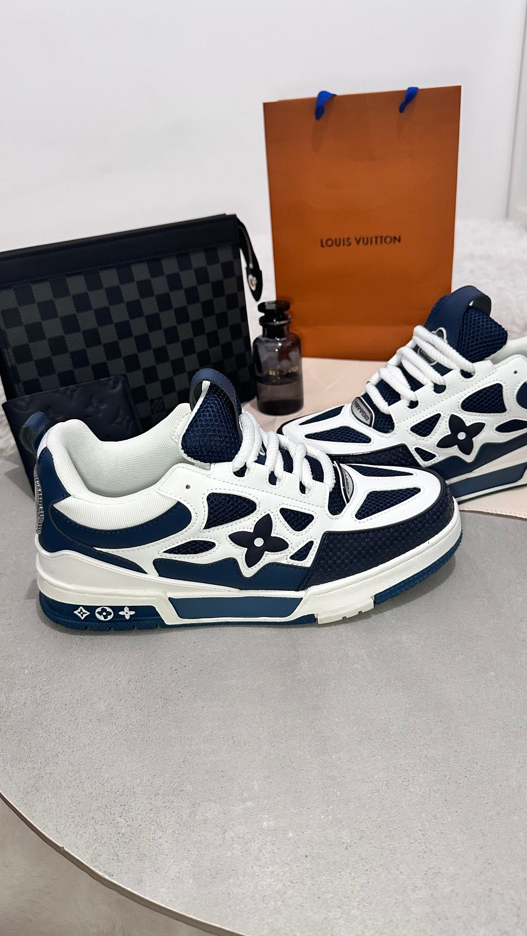 Basket Skate LV Bleu