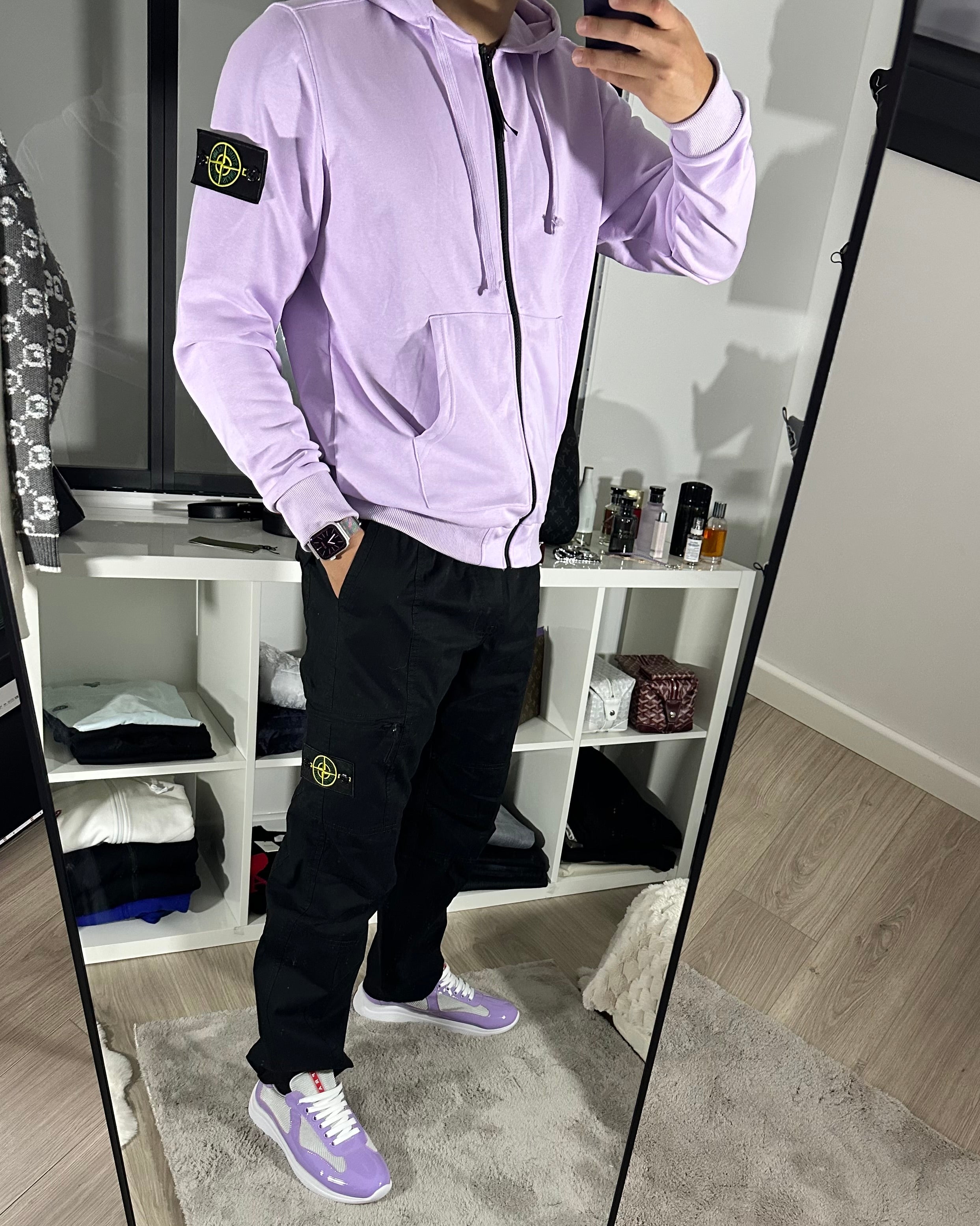 Gilet Stone Island Mauve