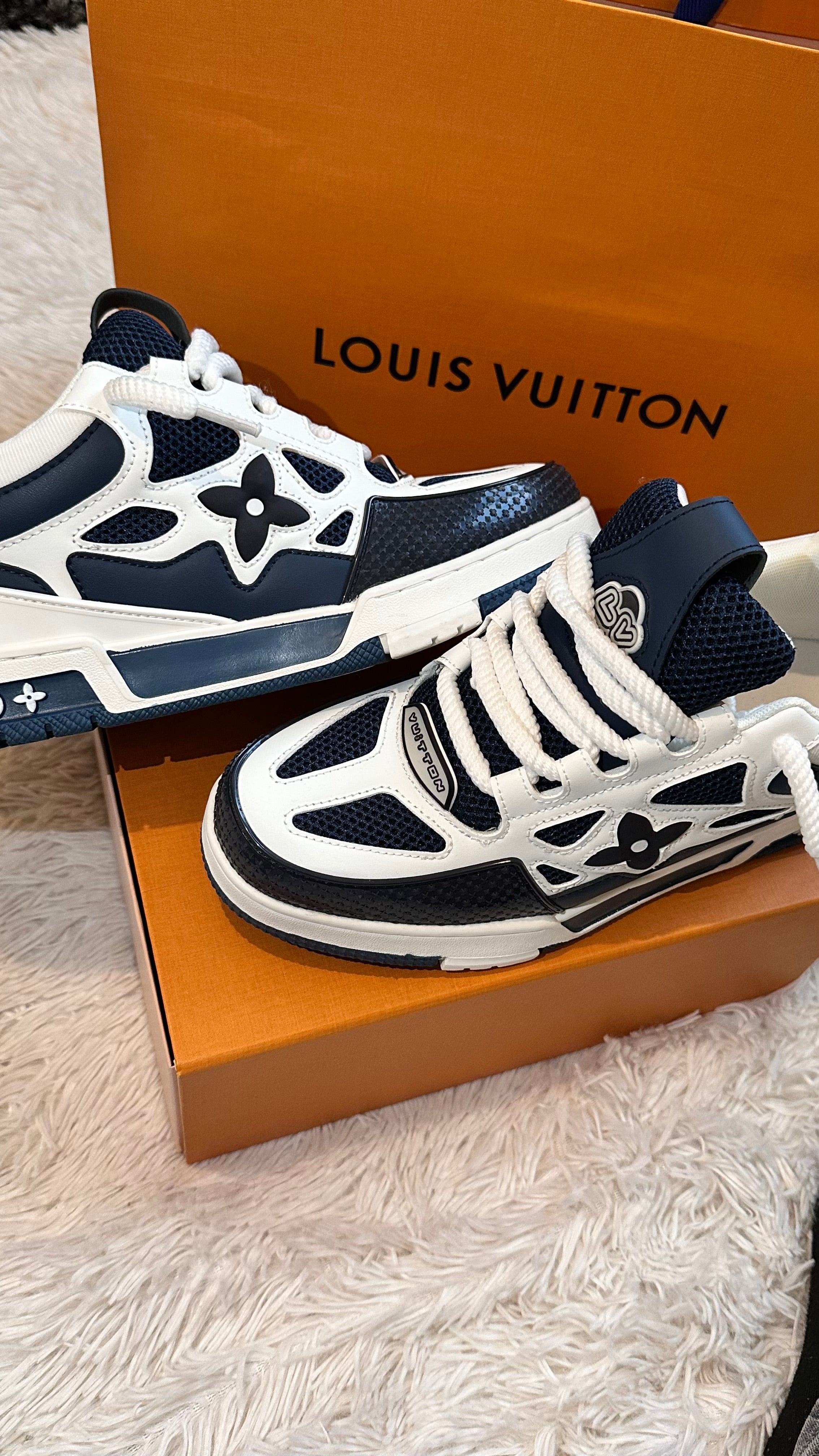 Basket Skate LV Bleu