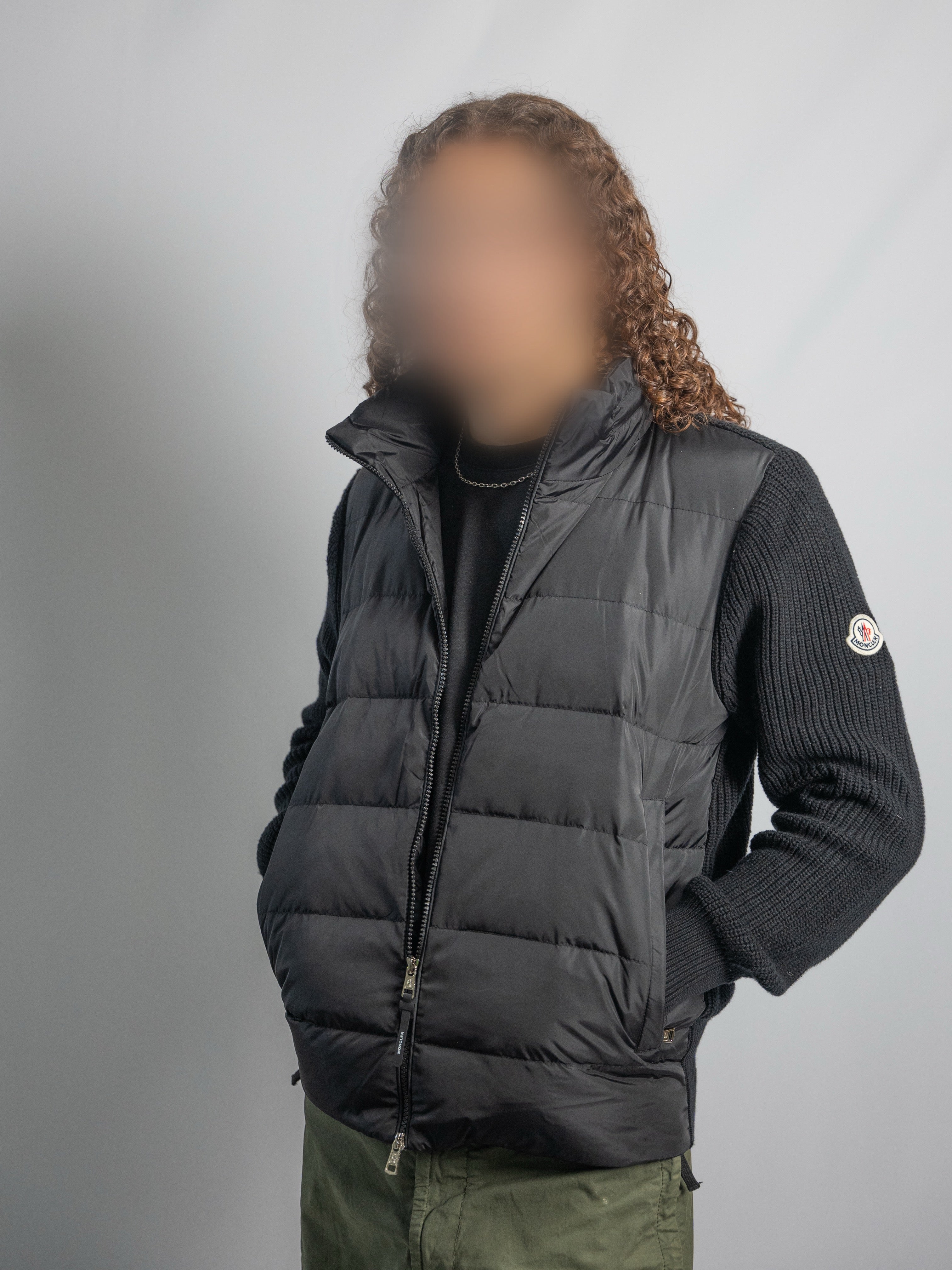 Gilet Moncler Noir - Intersaison