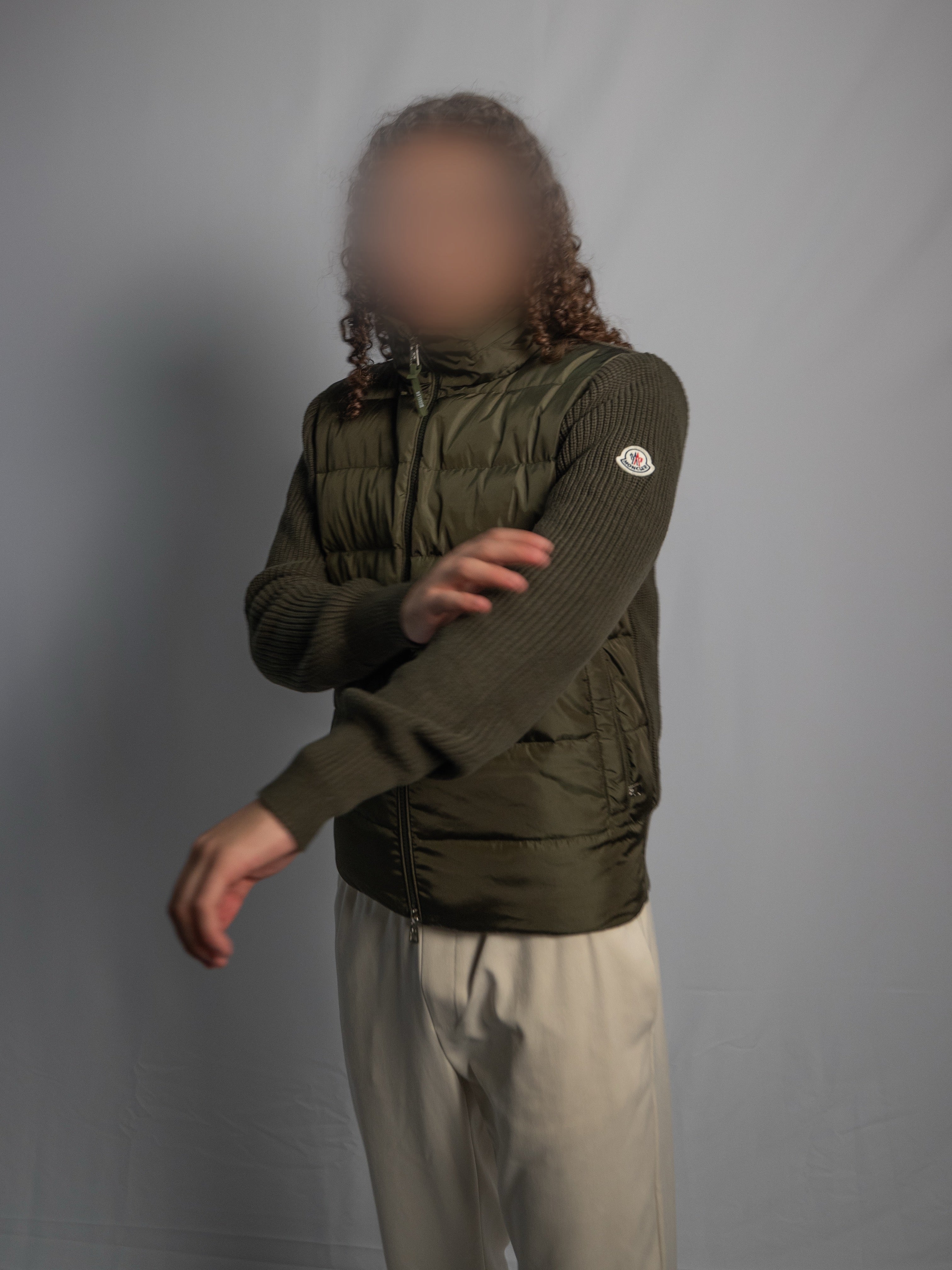 Gilet Moncler Kaki - Intersaison