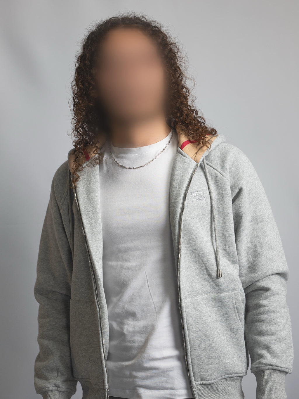 Sweat Zippé Burberry Gris