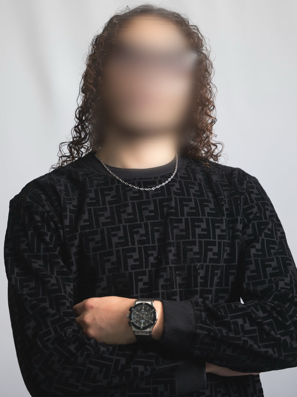 Pull Fendi Monogram Noir