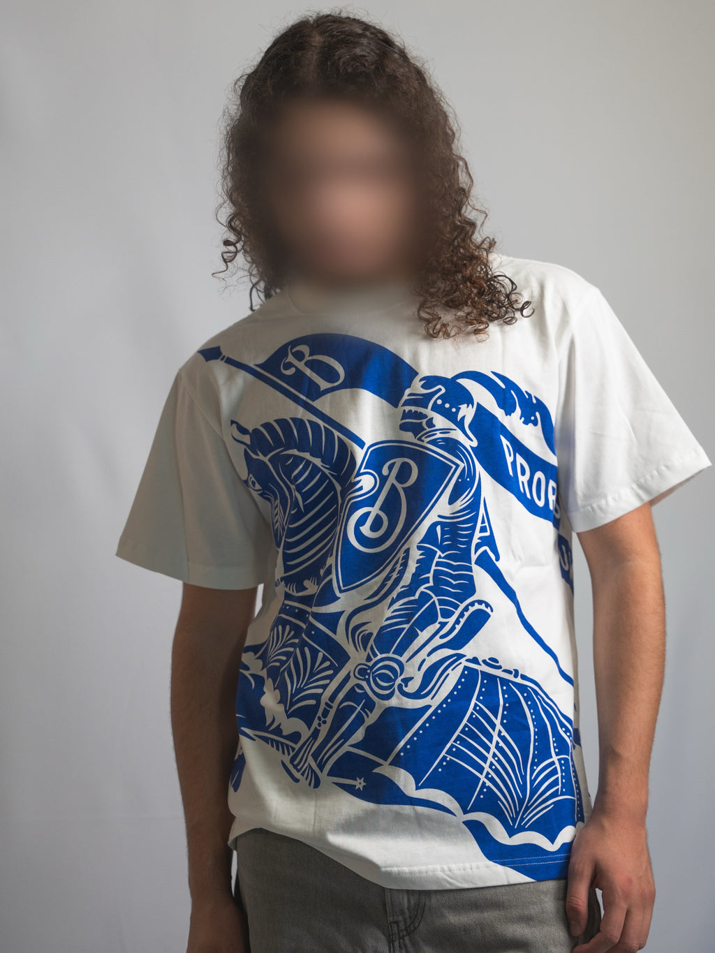 T-shirt Burberry Blue Knight Tee