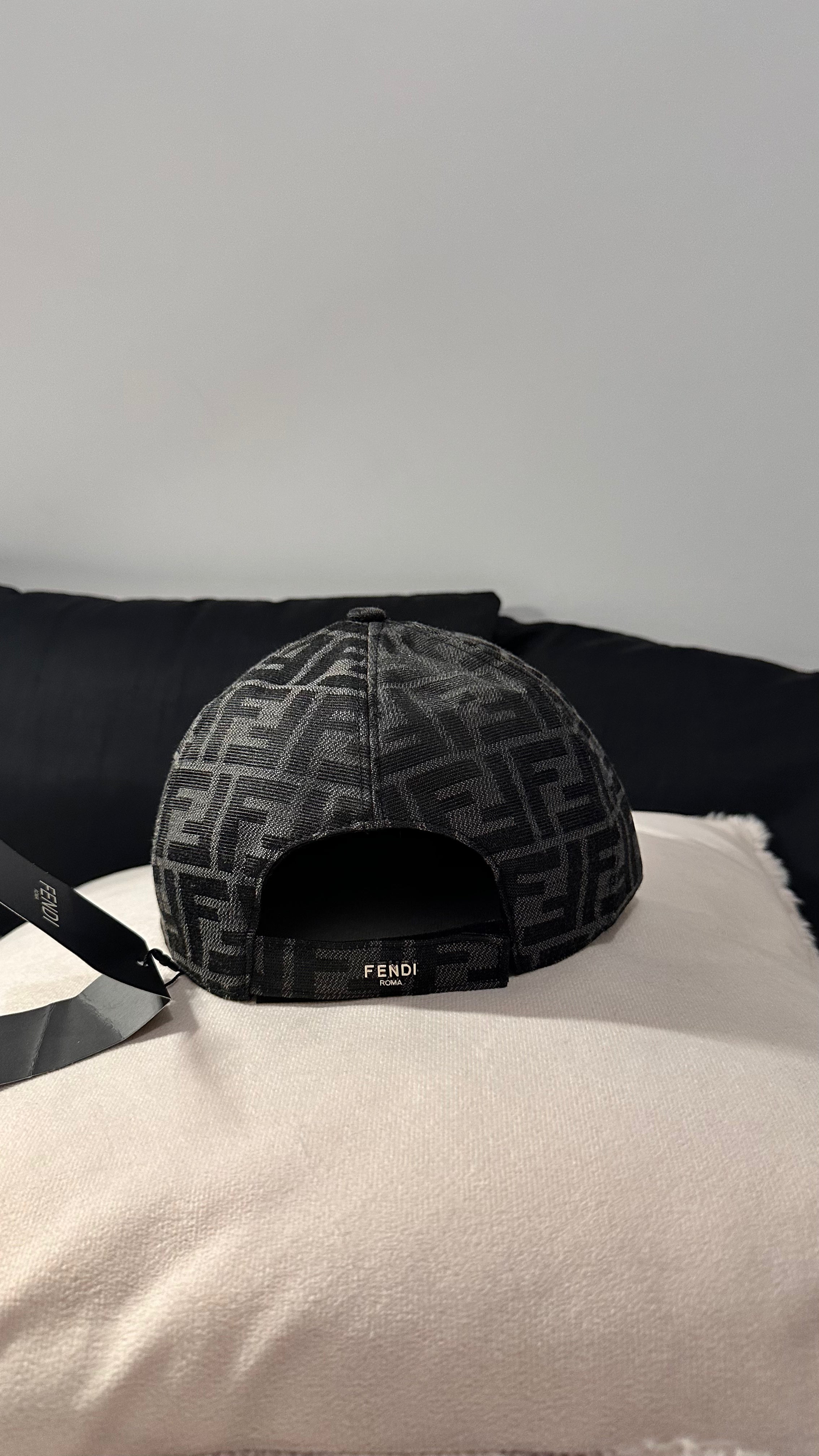 Casquette Fendi FF - Grise