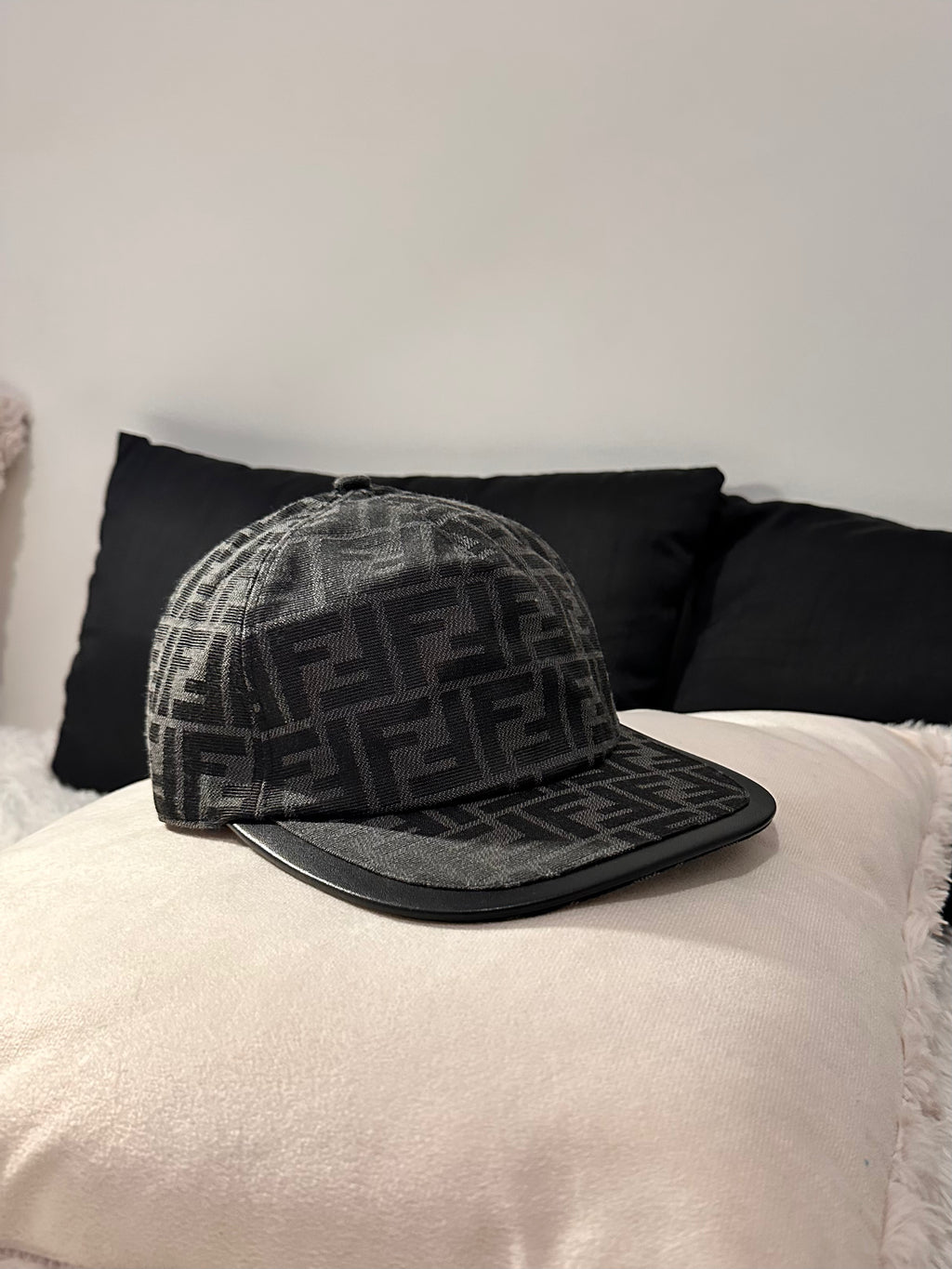 Casquette Fendi FF - Grise