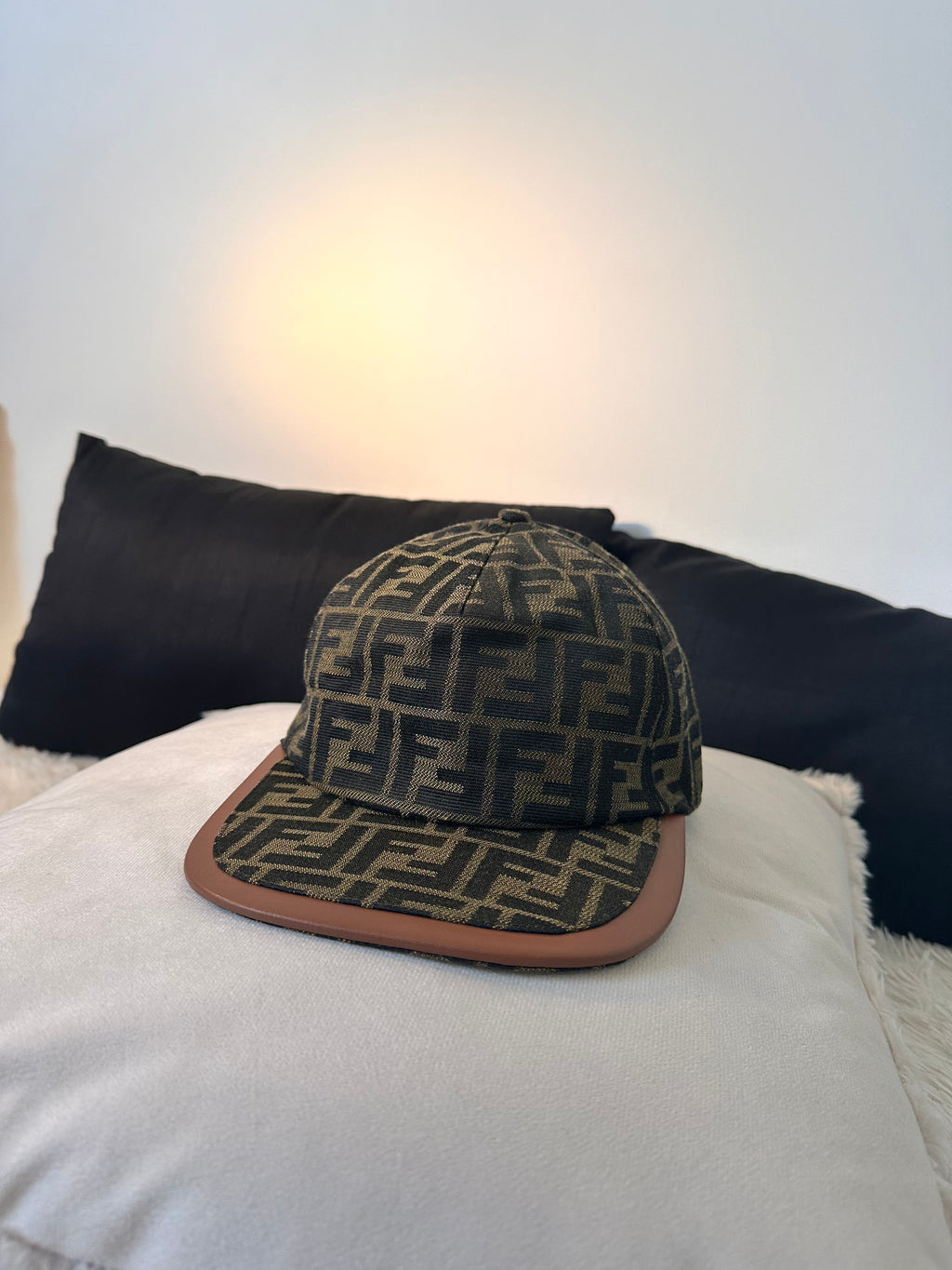 Casquette Fendi FF - Marron