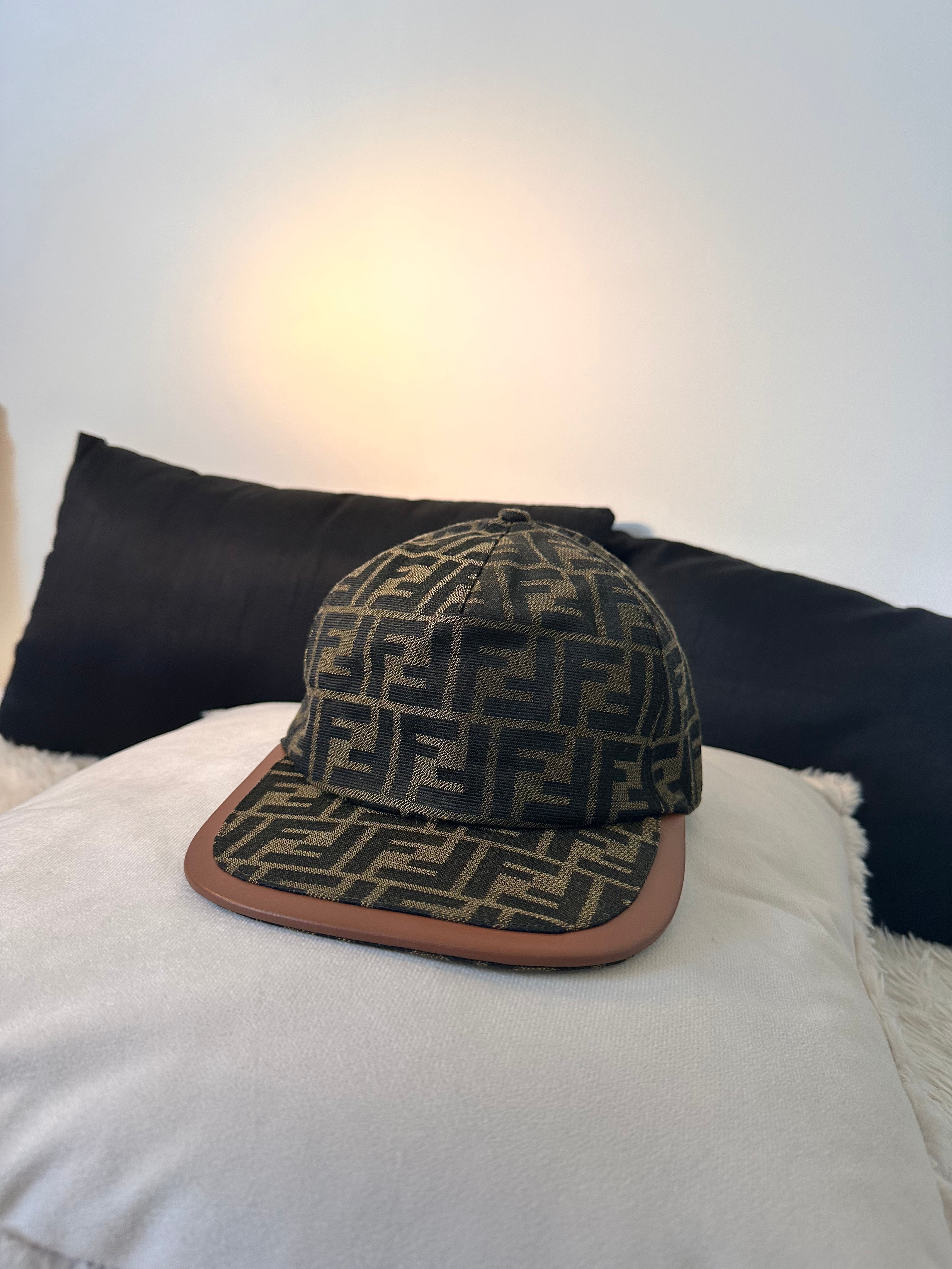 Casquette Fendi FF - Marron