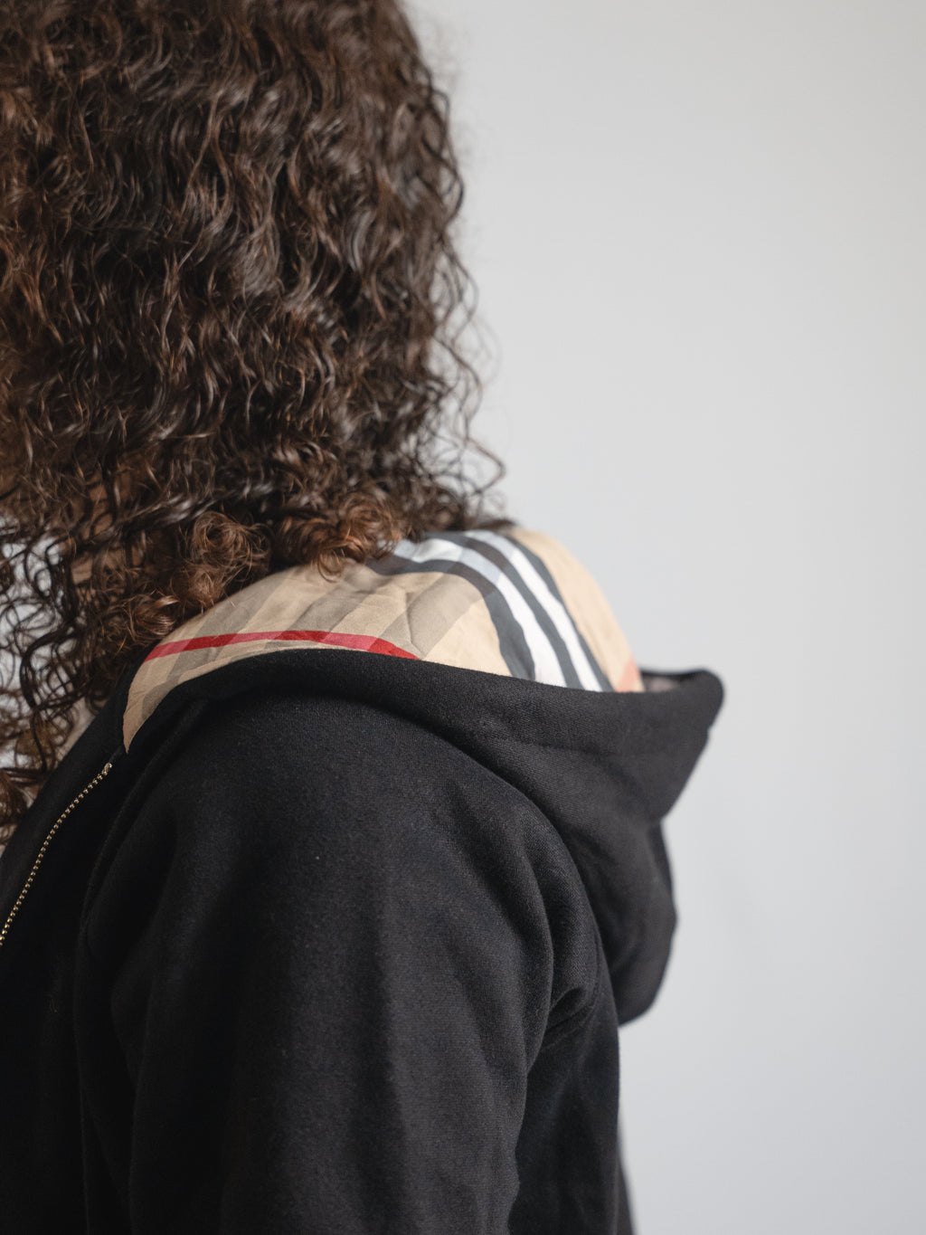 Sweat Zippé Burberry Noir