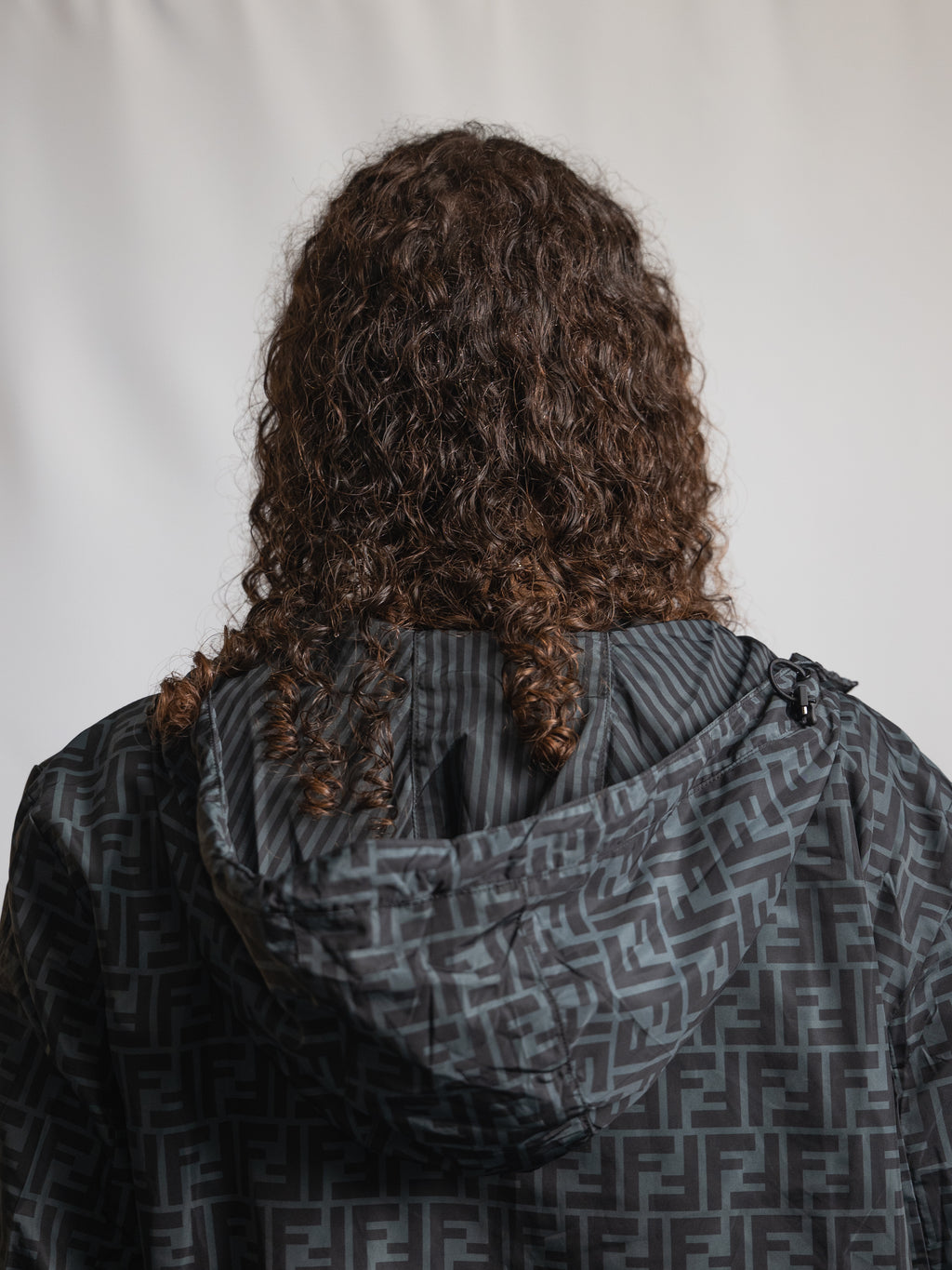 Coupe-vent Réversible Fendi Grise