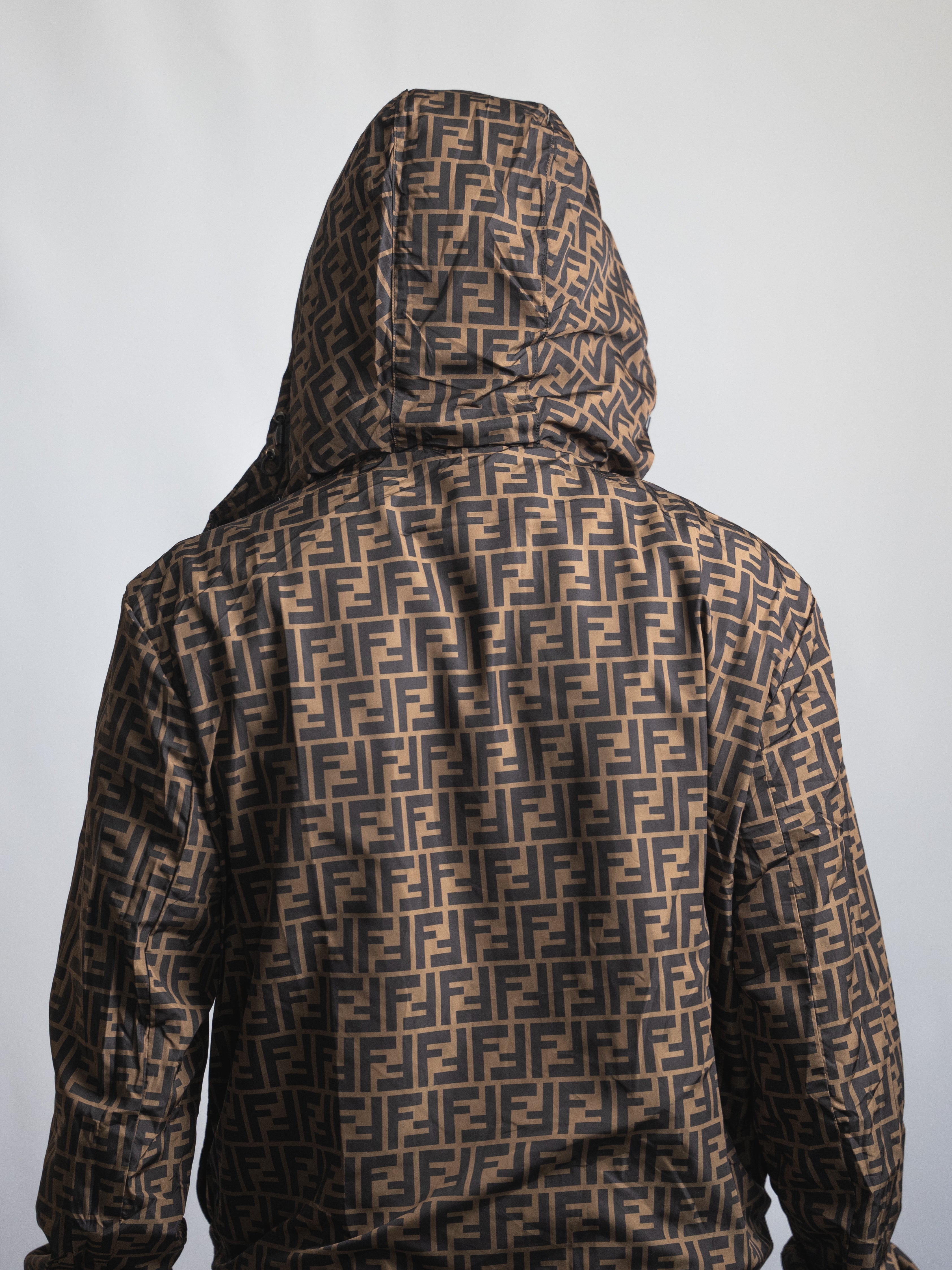 Coupe-vent Réversible Fendi Marron