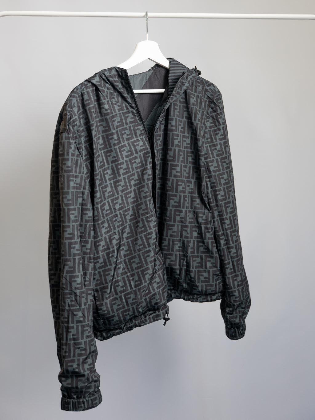 Coupe-vent Réversible Fendi Grise