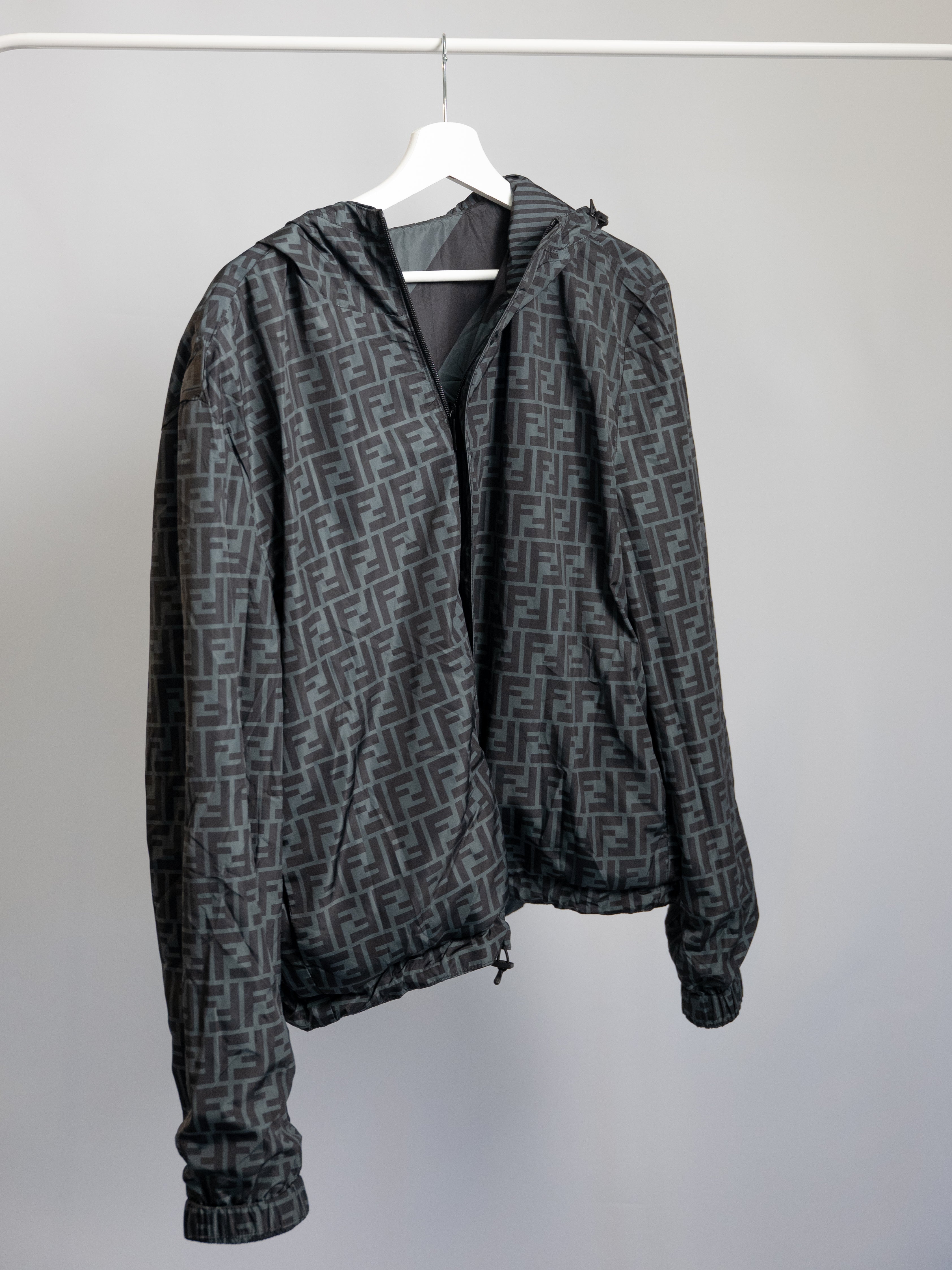 Coupe-vent Réversible Fendi Grise