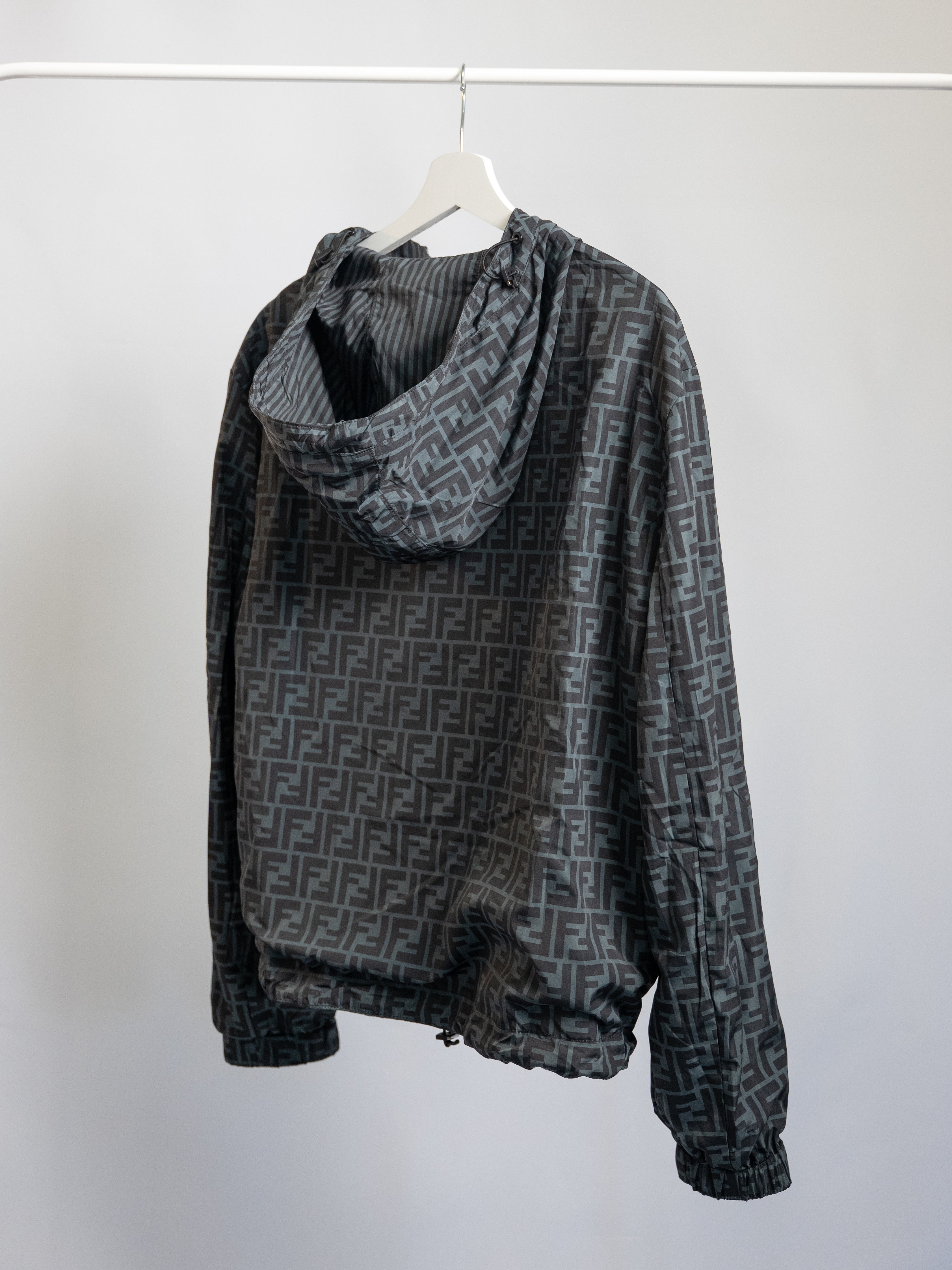 Coupe-vent Réversible Fendi Grise