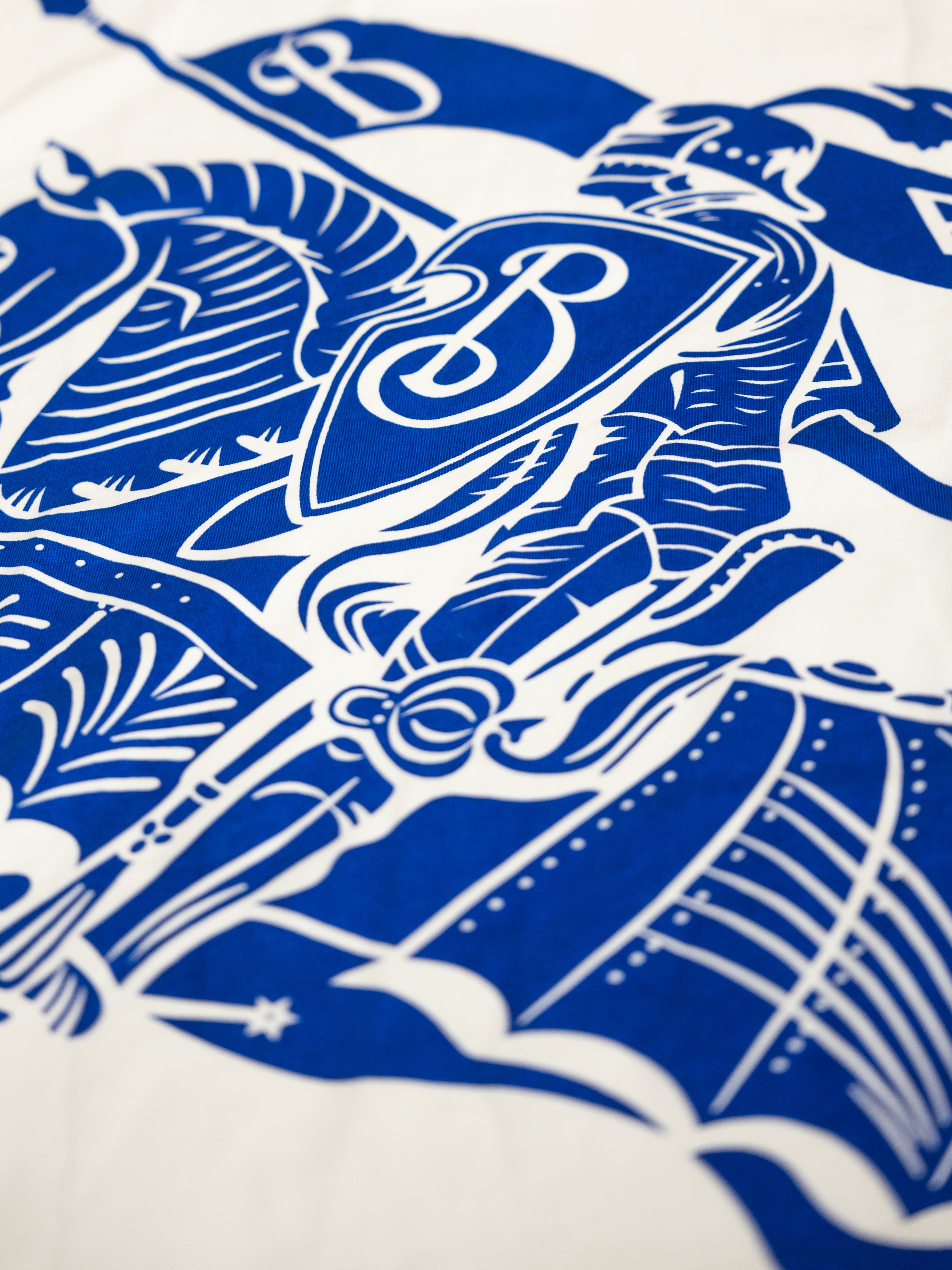 T-shirt Burberry Blue Knight Tee