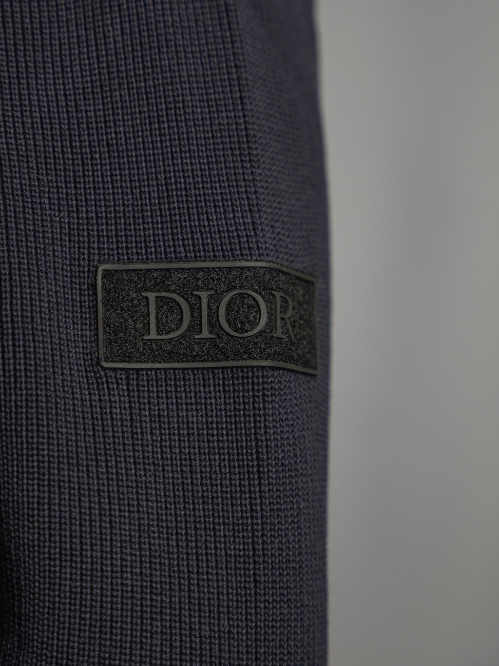 Veste Dior Oblique Marine  Manches en maille