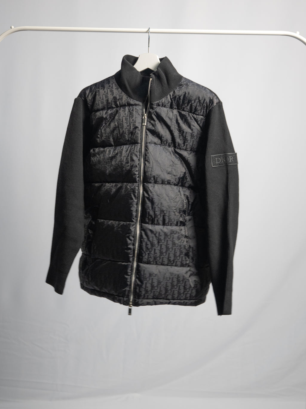 Veste Dior Oblique Noir – Manches en maille